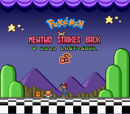 Pokemon, Mewtwo Strikes Back Title Screen